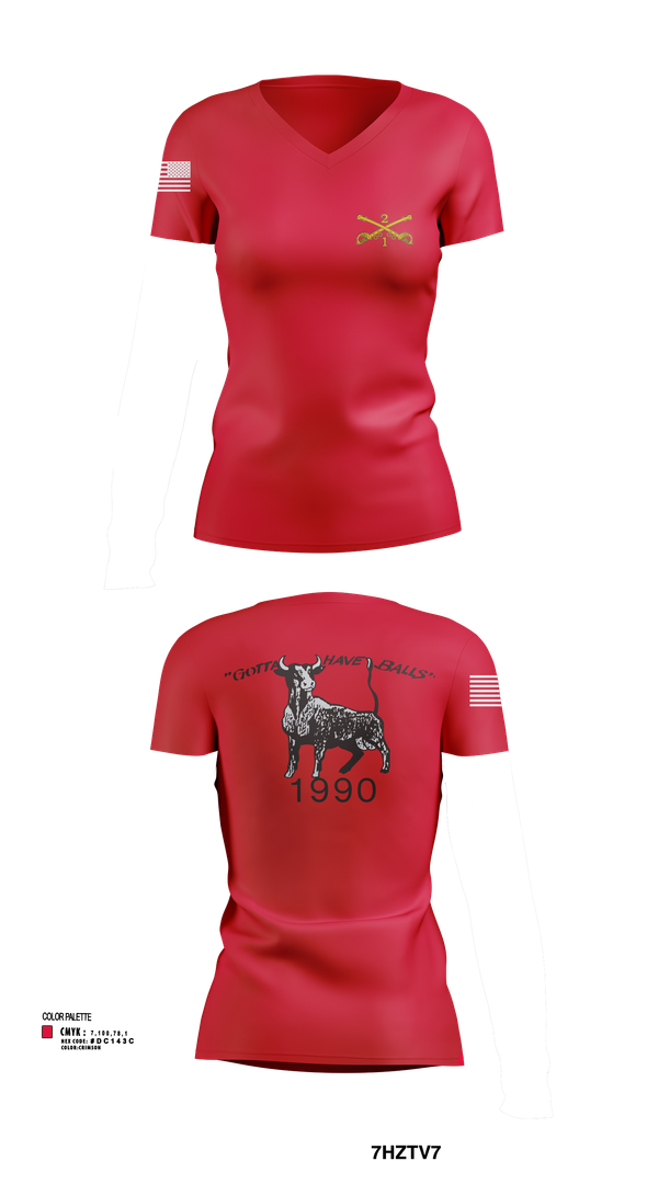 Womens Short Sleeve Vneck Shirt, 2nd Armored Cavalry Regiment, , Teamtime, Team time, sublimation, custom sports apparel, team uniforms, spirit wear, spiritwear, sports uniforms, custom shirts, team store, custom team store, fundraiser sports, apparel fundraiser
