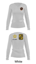 MMI ROTC 50991004 Women's Long Sleeve V-neck Shirt - 11