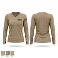 NIPAS Est Marksmen Women's Long Sleeve V-neck Shirt - 1