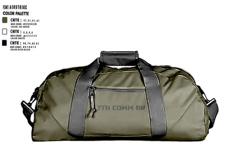 Duffle Bag, 7th COMM BN, , Teamtime, Team time, sublimation, custom sports apparel, team uniforms, spirit wear, spiritwear, sports uniforms, custom shirts, team store, custom team store, fundraiser sports, apparel fundraiser