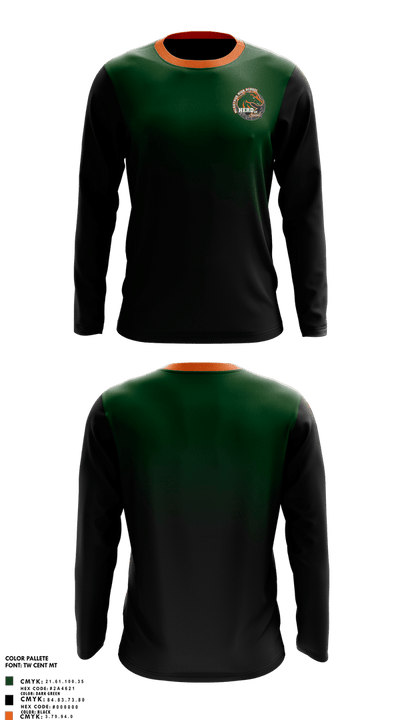 The Herd 26467571 Long Sleeve Performance Shirt 1
