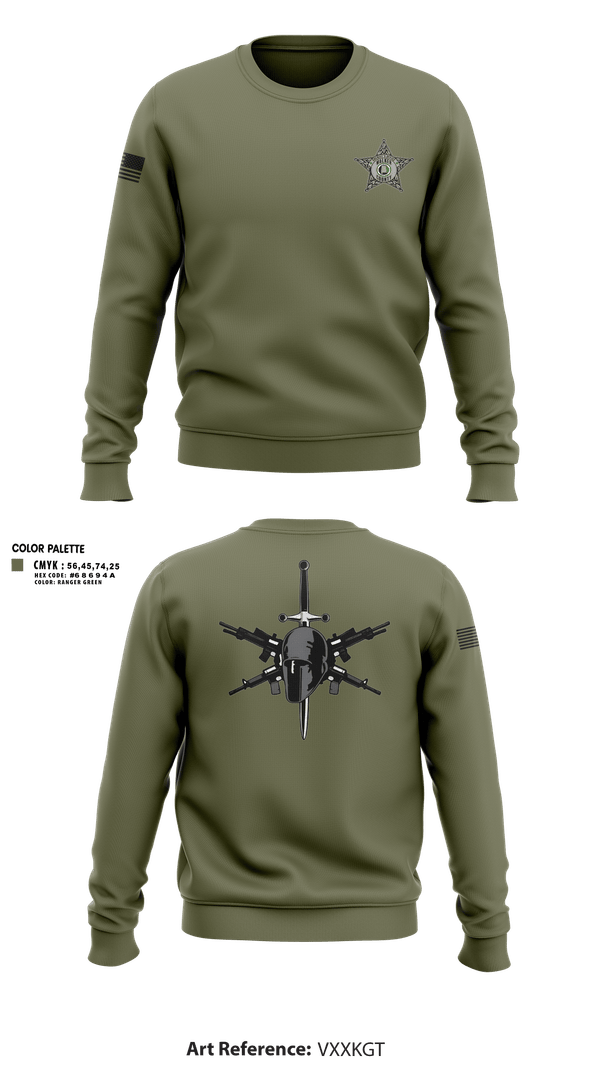 Crew Neck Sweatshirt, Walker county sheriffs office, Police, Teamtime, Team time, sublimation, custom sports apparel, team uniforms, spirit wear, spiritwear, sports uniforms, custom shirts, team store, custom team store, fundraiser sports, apparel fundraiser