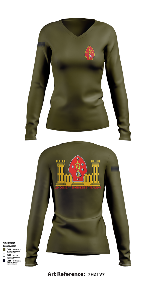 Womens Long Sleeve Vneck Shirt, 2nd CEB, , Teamtime, Team time, sublimation, custom sports apparel, team uniforms, spirit wear, spiritwear, sports uniforms, custom shirts, team store, custom team store, fundraiser sports, apparel fundraiser