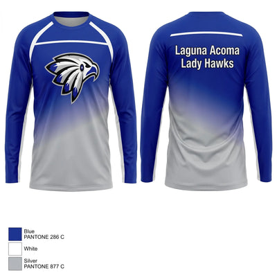 Laguna-Acoma Senior High School Basketball 15148897 Long Sleeve Performance Shirt 1