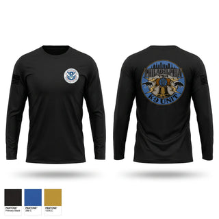Long Sleeve Performance Shirt, TSA K9, Police, Teamtime, Team time, sublimation, custom sports apparel, team uniforms, spirit wear, spiritwear, sports uniforms, custom shirts, team store, custom team store, fundraiser sports, apparel fundraiser