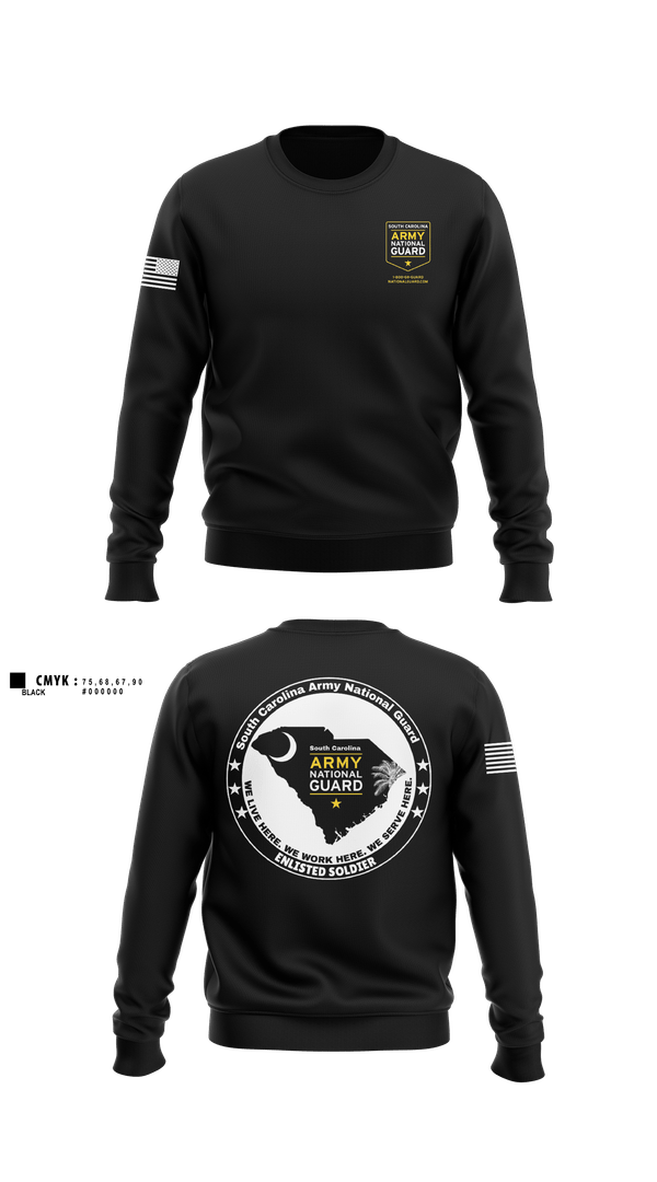 Crew Neck Sweatshirt, R&R, National Guard, Teamtime, Team time, sublimation, custom sports apparel, team uniforms, spirit wear, spiritwear, sports uniforms, custom shirts, team store, custom team store, fundraiser sports, apparel fundraiser