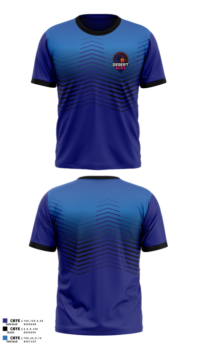 Vegas Pickeball 50270687 Short Sleeve Performance Shirt - 100