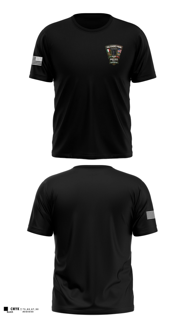 Short Sleeve Performance Shirt, Palisades Park Police Department Public, Police, Teamtime, Team time, sublimation, custom sports apparel, team uniforms, spirit wear, spiritwear, sports uniforms, custom shirts, team store, custom team store, fundraiser sports, apparel fundraiser