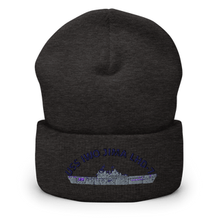 USS IWO JIMA LHD7 FRG Cuffed Beanie | Yupoong 1501KC