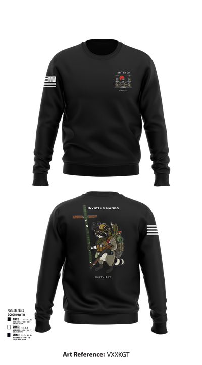 441st Engineer Company 97843489 Crew Neck Sweatshirt - 110