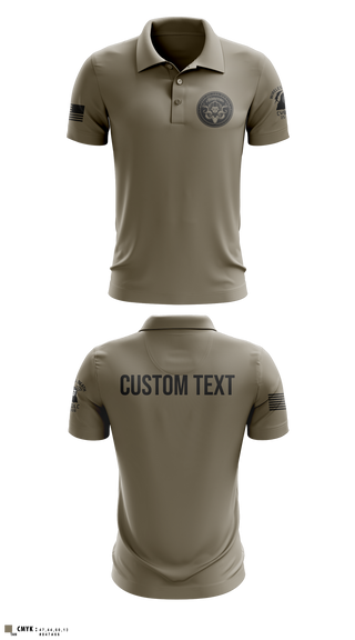 Short Sleeve Performance Polo, Bravo Company, 401st Cyber Battalion, Army, Teamtime, Team time, sublimation, custom sports apparel, team uniforms, spirit wear, spiritwear, sports uniforms, custom shirts, team store, custom team store, fundraiser sports, apparel fundraiser