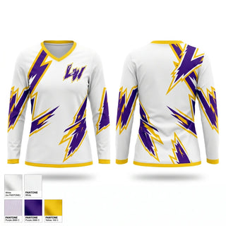 Womens Long Sleeve Vneck Shirt, Live wire, Softball, Teamtime, Team time, sublimation, custom sports apparel, team uniforms, spirit wear, spiritwear, sports uniforms, custom shirts, team store, custom team store, fundraiser sports, apparel fundraiser