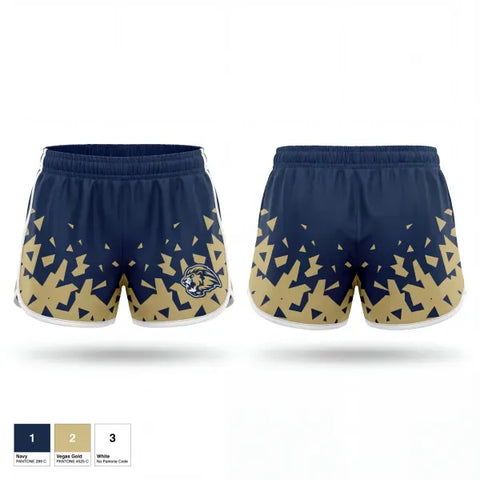 Womens Shorts, Loganville Christian Lady Lions, Women's Basketball, Teamtime, Team time, sublimation, custom sports apparel, team uniforms, spirit wear, spiritwear, sports uniforms, custom shirts, team store, custom team store, fundraiser sports, apparel fundraiser