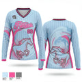 Fillies 60632593 Women's Long Sleeve V-neck Shirt - 1