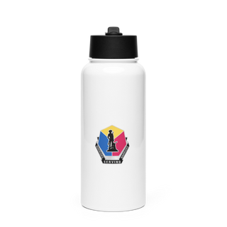Camp Crowder HHC 95962479 Stainless Steel Water Bottle with a Straw Lid