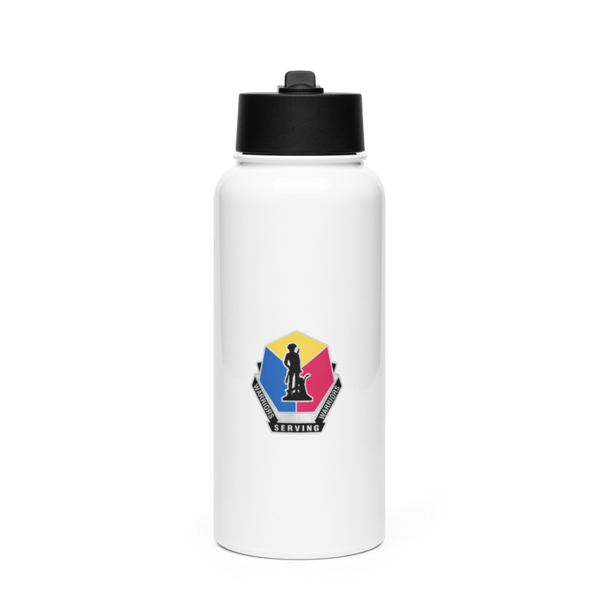 Camp Crowder HHC 95962479 Stainless Steel Water Bottle with a Straw Lid
