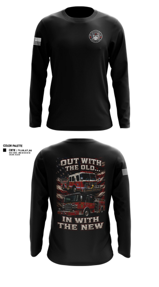 Long Sleeve Performance Shirt, Great Notch Fire Company #4, Fire Department, Teamtime, Team time, sublimation, custom sports apparel, team uniforms, spirit wear, spiritwear, sports uniforms, custom shirts, team store, custom team store, fundraiser sports, apparel fundraiser