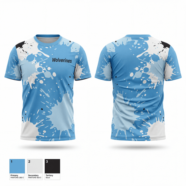 Old School Cotton Feel Shirt, Wolverines, Baseball, Teamtime, Team time, sublimation, custom sports apparel, team uniforms, spirit wear, spiritwear, sports uniforms, custom shirts, team store, custom team store, fundraiser sports, apparel fundraiser
