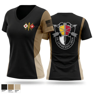 Womens Short Sleeve Vneck Shirt, S6 HHC, Army, Teamtime, Team time, sublimation, custom sports apparel, team uniforms, spirit wear, spiritwear, sports uniforms, custom shirts, team store, custom team store, fundraiser sports, apparel fundraiser