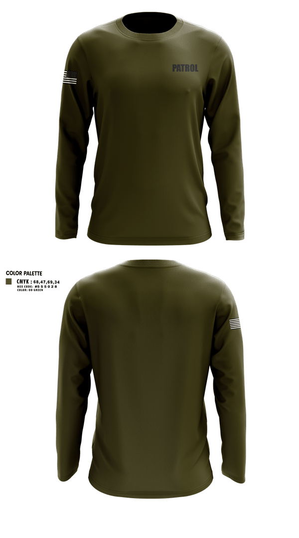 Long Sleeve Performance Shirt, Patrol, Police, Teamtime, Team time, sublimation, custom sports apparel, team uniforms, spirit wear, spiritwear, sports uniforms, custom shirts, team store, custom team store, fundraiser sports, apparel fundraiser