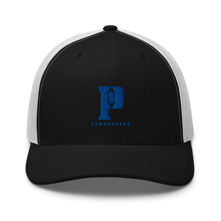 Perry High School Commodores Retro Trucker Hat | Yupoong 6606