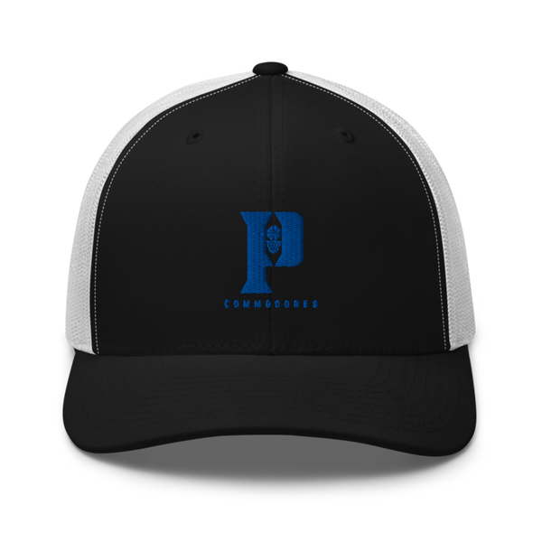 Perry High School Commodores Retro Trucker Hat | Yupoong 6606