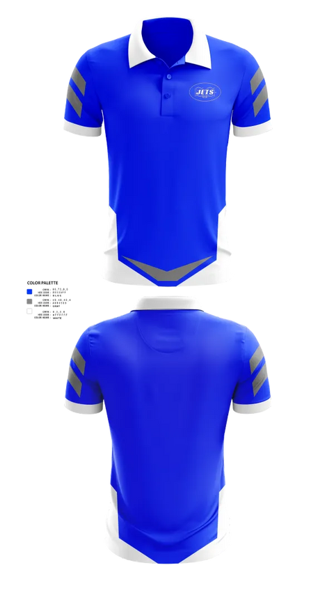 Short Sleeve Performance Polo, Spring Grove Jets Football, , Teamtime, Team time, sublimation, custom sports apparel, team uniforms, spirit wear, spiritwear, sports uniforms, custom shirts, team store, custom team store, fundraiser sports, apparel fundraiser