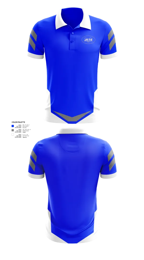 Short Sleeve Performance Polo, Spring Grove Jets Football, , Teamtime, Team time, sublimation, custom sports apparel, team uniforms, spirit wear, spiritwear, sports uniforms, custom shirts, team store, custom team store, fundraiser sports, apparel fundraiser