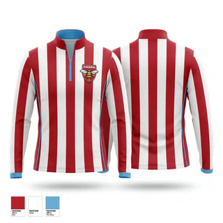 Quarter Zip Jacket, CFC SWARM, Women's Soccer, Teamtime, Team time, sublimation, custom sports apparel, team uniforms, spirit wear, spiritwear, sports uniforms, custom shirts, team store, custom team store, fundraiser sports, apparel fundraiser
