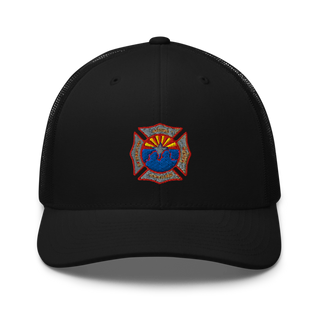 Phoenix Fire Department Retro Trucker Hat | Yupoong 6606