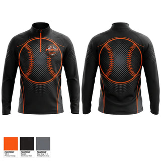 Quarter Zip Jacket, Shreveport Crush, Baseball, Teamtime, Team time, sublimation, custom sports apparel, team uniforms, spirit wear, spiritwear, sports uniforms, custom shirts, team store, custom team store, fundraiser sports, apparel fundraiser