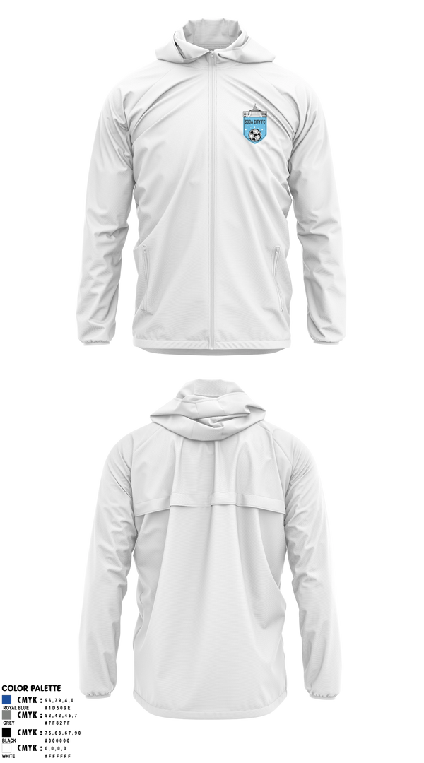 Windbreaker, Soda City FC, Men's Soccer, Teamtime, Team time, sublimation, custom sports apparel, team uniforms, spirit wear, spiritwear, sports uniforms, custom shirts, team store, custom team store, fundraiser sports, apparel fundraiser
