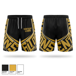 Athletic Shorts With Pockets, Sentient lions, Baseball, Teamtime, Team time, sublimation, custom sports apparel, team uniforms, spirit wear, spiritwear, sports uniforms, custom shirts, team store, custom team store, fundraiser sports, apparel fundraiser