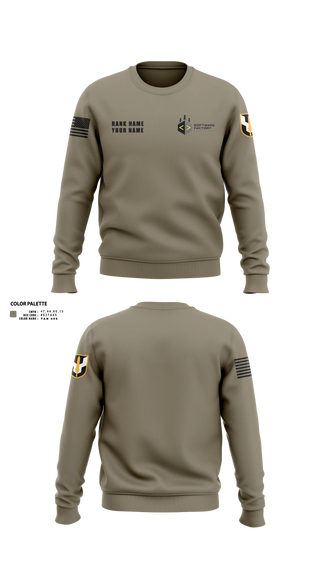 Crew Neck Sweatshirt, Army Software Factory, Army, Teamtime, Team time, sublimation, custom sports apparel, team uniforms, spirit wear, spiritwear, sports uniforms, custom shirts, team store, custom team store, fundraiser sports, apparel fundraiser