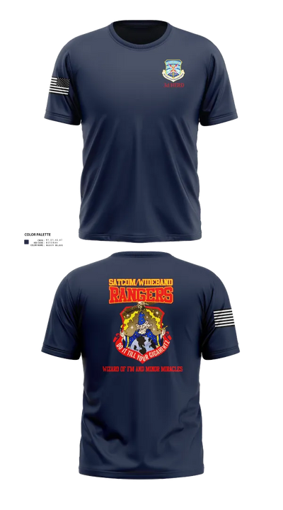 3d Combat Communications Group Old School Cotton Feel Shirt - 10