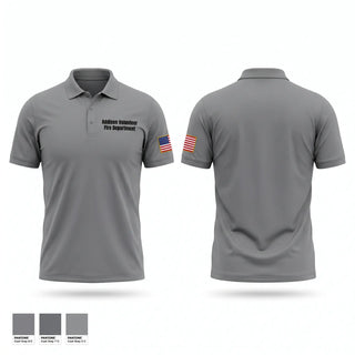 Short Sleeve Performance Polo, Addison Volunteer Fire Department, Fire Department, Teamtime, Team time, sublimation, custom sports apparel, team uniforms, spirit wear, spiritwear, sports uniforms, custom shirts, team store, custom team store, fundraiser sports, apparel fundraiser