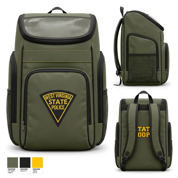 Gear Bag, WEST VIRGINIA STATE POLICE, Police, Teamtime, Team time, sublimation, custom sports apparel, team uniforms, spirit wear, spiritwear, sports uniforms, custom shirts, team store, custom team store, fundraiser sports, apparel fundraiser
