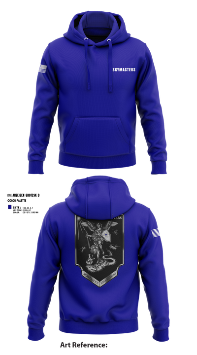 1-222 Aviation Regiment Hoodie - 7