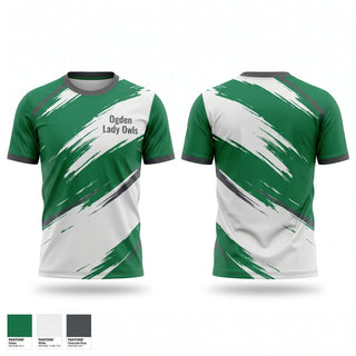 Football Jersey, Ogden Lady Owls, Women's Basketball, Teamtime, Team time, sublimation, custom sports apparel, team uniforms, spirit wear, spiritwear, sports uniforms, custom shirts, team store, custom team store, fundraiser sports, apparel fundraiser