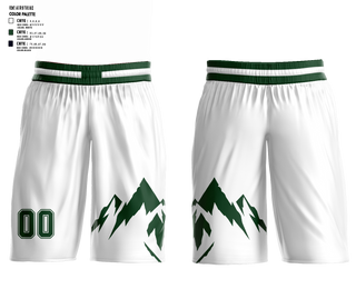 Mens Basketball Shorts, White Mountain Hoopers, Men's Basketball, Teamtime, Team time, sublimation, custom sports apparel, team uniforms, spirit wear, spiritwear, sports uniforms, custom shirts, team store, custom team store, fundraiser sports, apparel fundraiser