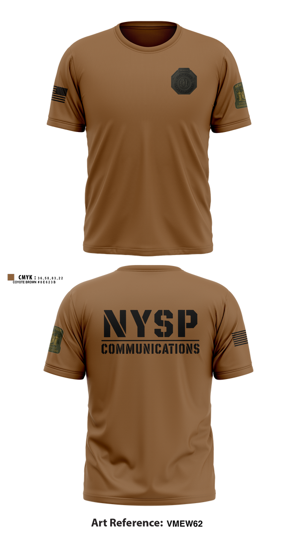 NYSP Communications Short Sleeve Performance Shirt - 11