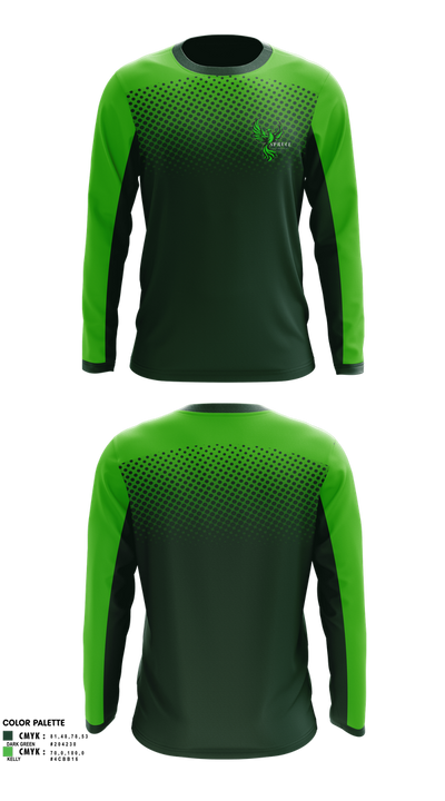 Spruce youth wrestling Long Sleeve Performance Shirt 1