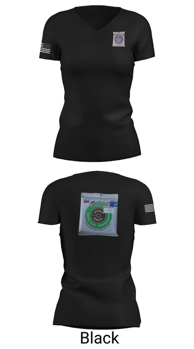 Hamtung 55597432 Women's Short Sleeve V-neck Shirt - 38
