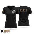 Otero county prison Women's Short Sleeve V-neck Shirt - 1