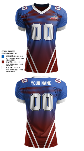 Football Jersey, Selinsgrove Area Youth Football League, , Teamtime, Team time, sublimation, custom sports apparel, team uniforms, spirit wear, spiritwear, sports uniforms, custom shirts, team store, custom team store, fundraiser sports, apparel fundraiser