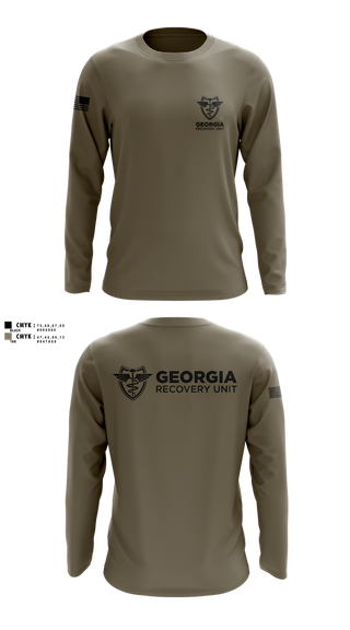 Long Sleeve Performance Shirt, Georgia Recovery Unit, , Teamtime, Team time, sublimation, custom sports apparel, team uniforms, spirit wear, spiritwear, sports uniforms, custom shirts, team store, custom team store, fundraiser sports, apparel fundraiser