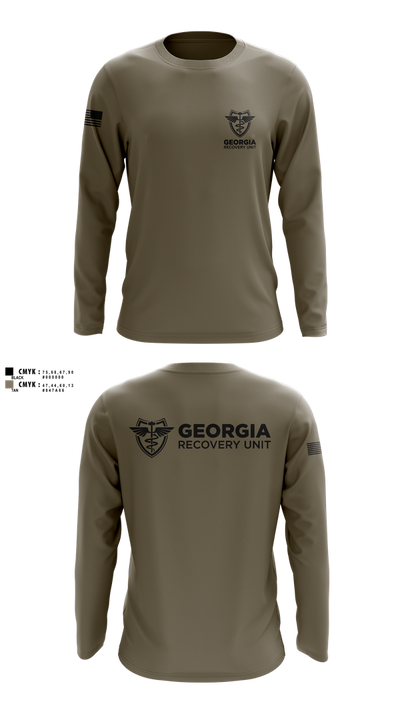 Georgia Recovery Unit 25401447 Long Sleeve Performance Shirt 1