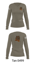 C.co Maintenance 83792955 Women's Long Sleeve V-neck Shirt - 77