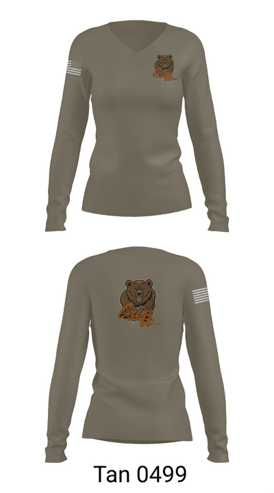 C.co Maintenance 83792955 Women's Long Sleeve V-neck Shirt - 77