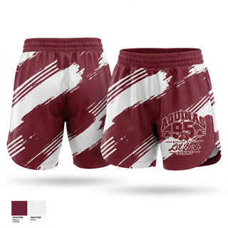 Womens Shorts, Aquinas Li'l Irish Boxing, Spirit Store, Teamtime, Team time, sublimation, custom sports apparel, team uniforms, spirit wear, spiritwear, sports uniforms, custom shirts, team store, custom team store, fundraiser sports, apparel fundraiser